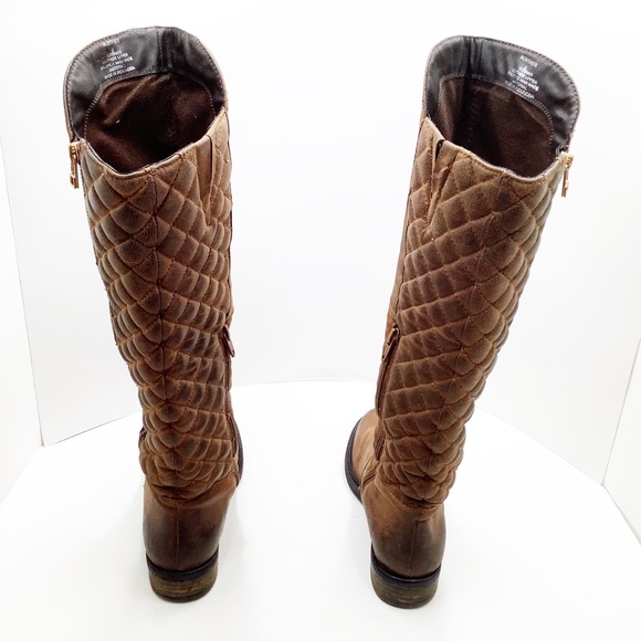 {STEVE MADDEN} Northside Quilted Riding Boots - Picture 7 of 16